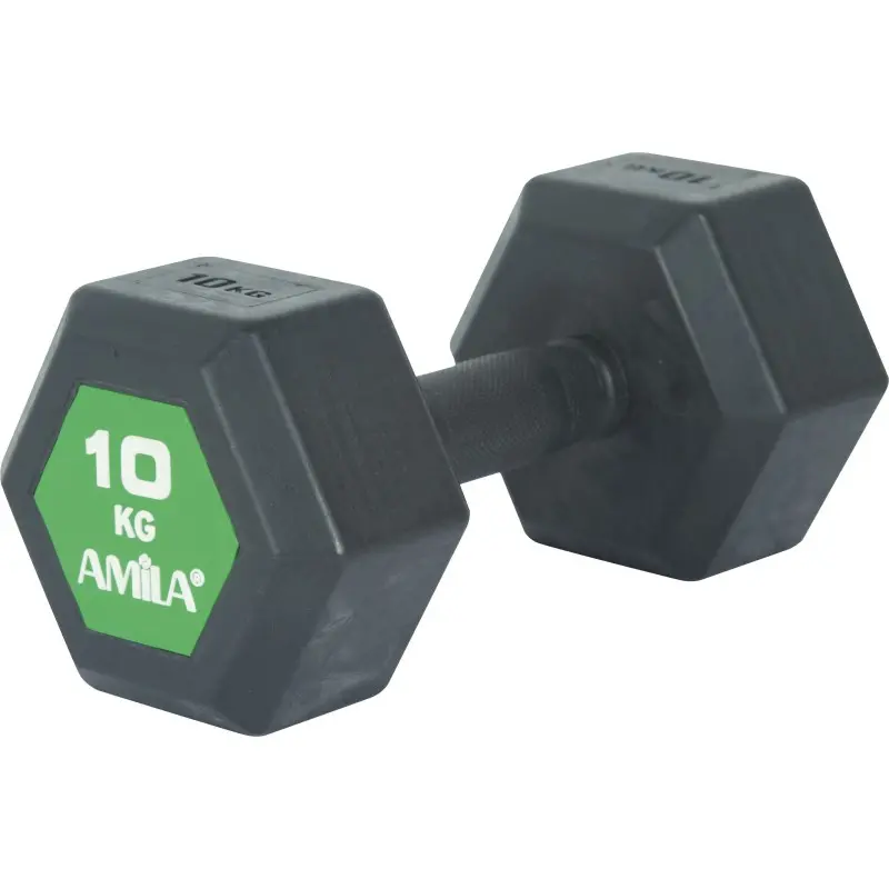 Amila Aλτήρας Εξάγωνος Original Rubber H - 10.0Kg - 90591 Amila Aλτήρας Εξάγωνος Original Rubber H - 10.0Kg - 90591