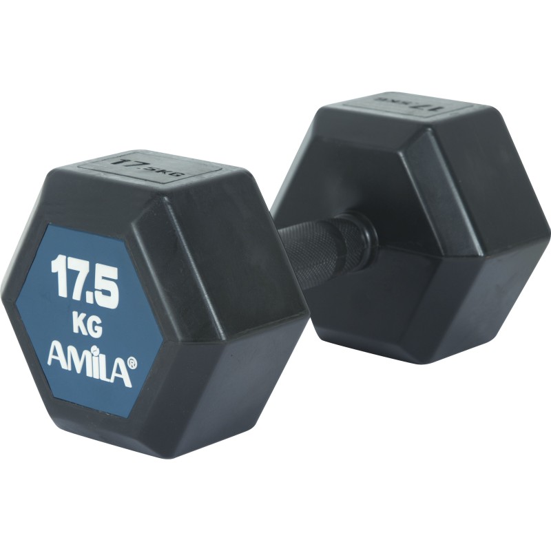 Amila Aλτήρας Εξάγωνος Original Rubber H - 17.5Kg - 90594