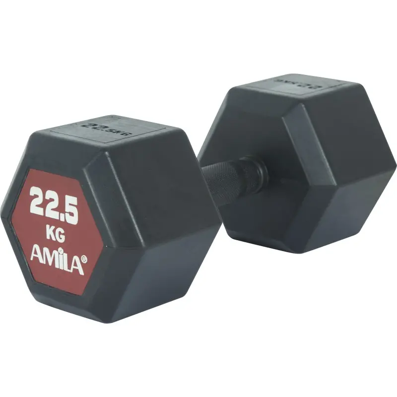 Amila Aλτήρας Εξάγωνος Original Rubber H - 22.5Kg - 90596 Amila Aλτήρας Εξάγωνος Original Rubber H - 22.5Kg - 90596
