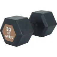 Amila Aλτήρας Εξάγωνος Original Rubber H - 30.0Kg - 90599 Amila Aλτήρας Εξάγωνος Original Rubber H - 30.0Kg - 90599
