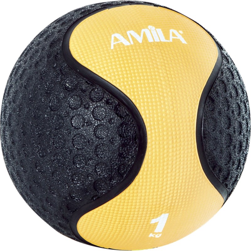 Amila Μπάλα Medicine Ball Rubber 1kg - 90701