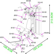 Amila Πολυόργανο Γυμναστικής HG1200 - 91204 - Σε 12 Άτοκες Δόσεις