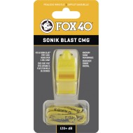 Fox Σφυρίχτρα  Sonic Blast CMG Safety Κίτρινη με Κορδόνι - 92030208