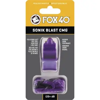 Fox Σφυρίχτρα  Sonic Blast CMG Safety Μωβ με Κορδόνι - 92030808