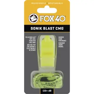 Fox Σφυρίχτρα  Sonic Blast CMG Safety Νέον με Κορδόνι - 92031308