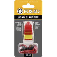 Fox Σφυρίχτρα  Sonic Blast CMG Safety Κόκκινη-Κίτρινη Κορδόνι - 92033108