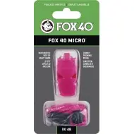 Fox Σφυρίχτρα  Micro Safety Ροζ με Κορδόνι - 95130408