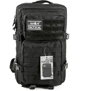 Amila Σακίδιο πλάτης 42L TACTICAL. Μαύρο - 95341