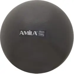 Amila Μπάλα Pilates 19cm. Μαύρη. σε κουτί - 95802