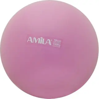 Amila Μπάλα Pilates 19cm. Ροζ. σε κουτί - 95803