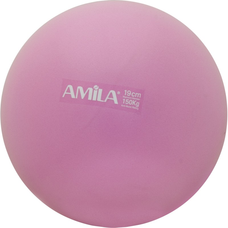 Amila Μπάλα Pilates 19cm. Ροζ. σε κουτί - 95803