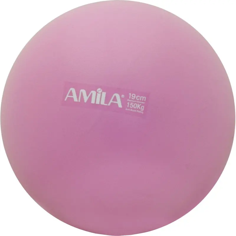 Amila Μπάλα Pilates 19cm. Ροζ. σε κουτί - 95803