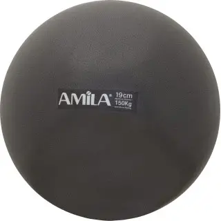 Amila Μπάλα Pilates 19cm. Μαύρη. bulk - 95805