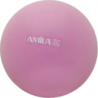Amila Μπάλα Pilates 19cm. Ροζ. bulk - 95806