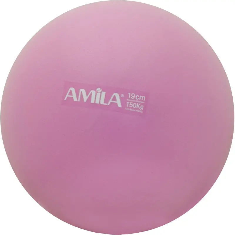 Amila Μπάλα Pilates 19cm. Ροζ. bulk - 95806
