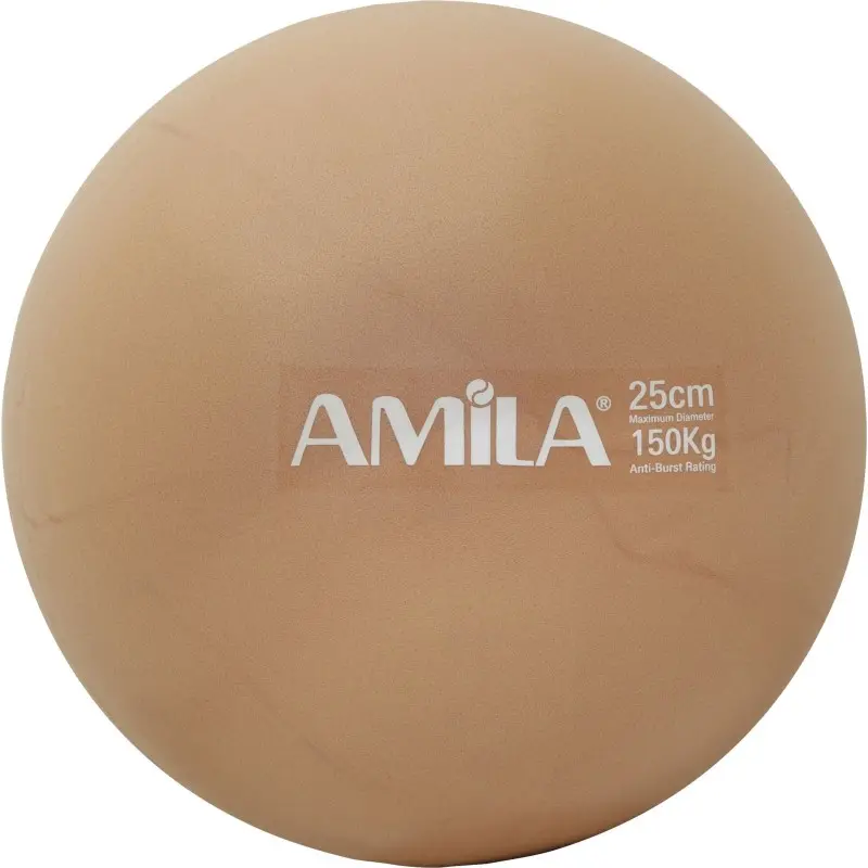 Amila Μπάλα Pilates 25cm. Χρυσή. σε κουτί - 95815