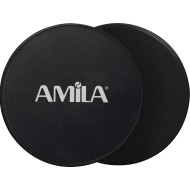 Amila Δίσκοι Ολίσθησης Gliding Pads Μαύρα - 95951