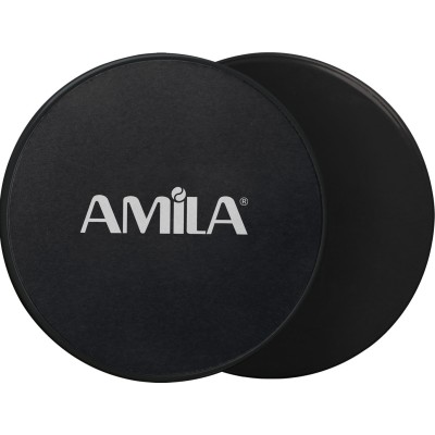 Amila Δίσκοι Ολίσθησης Gliding Pads Μαύρα - 95951