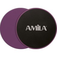 Amila Δίσκοι Ολίσθησης Gliding Pads Μωβ - 95952