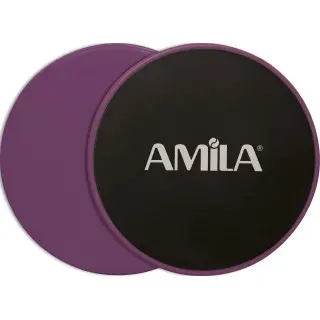 Amila Δίσκοι Ολίσθησης Gliding Pads Μωβ - 95952