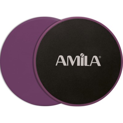 Amila Δίσκοι Ολίσθησης Gliding Pads Μωβ - 95952