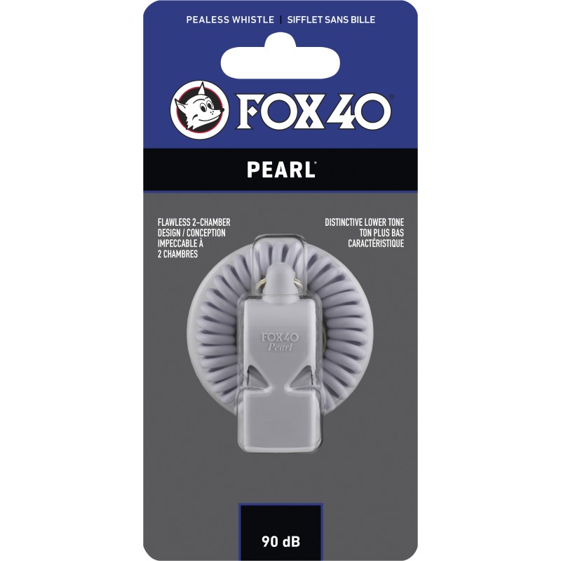 Fox Σφυρίχτρα  Pearl Safety Λευκή με Σπιράλ - 97020705