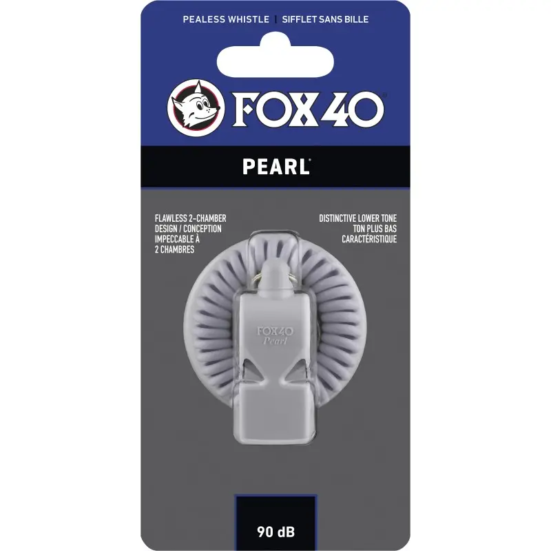 Fox Σφυρίχτρα  Pearl Safety Λευκή με Σπιράλ - 97020705