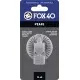 Fox Σφυρίχτρα  Pearl Safety Λευκή με Σπιράλ - 97020705