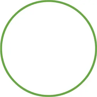 Amila Χούλα-Χουπ HQ 60cm - Φ19mm - 230gr. Πράσινο - 98800