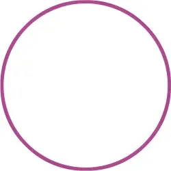 Amila Χούλα-Χουπ HQ 60cm - Φ19mm - 230gr. Φούξια - 98801