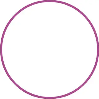 Amila Χούλα-Χουπ HQ 60cm - Φ19mm - 230gr. Φούξια - 98801