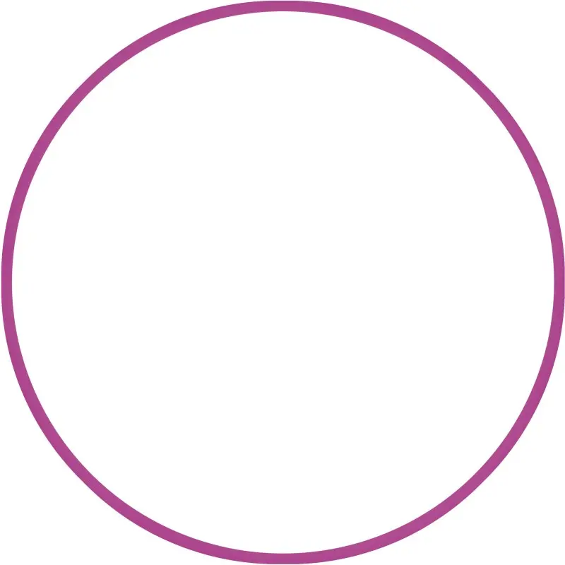 Amila Χούλα-Χουπ HQ 60cm - Φ19mm - 230gr. Φούξια - 98801
