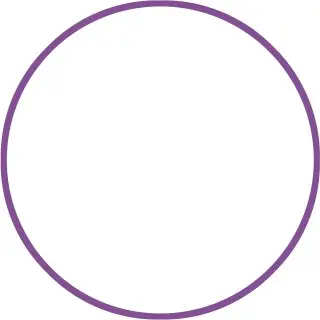 Amila Χούλα-Χουπ HQ 60cm - Φ19mm - 230gr. Μωβ - 98804