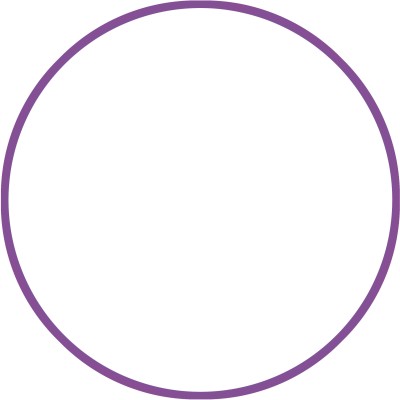 Amila Χούλα-Χουπ HQ 60cm - Φ19mm - 230gr. Μωβ - 98804