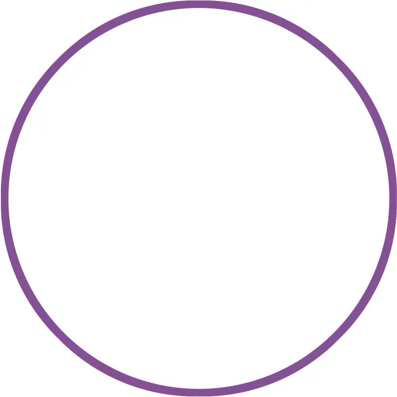 Amila Χούλα-Χουπ HQ 60cm - Φ19mm - 230gr. Μωβ - 98804