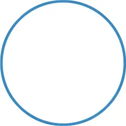 Amila Χούλα-Χουπ HQ 60cm - Φ19mm - 230gr. Μπλε - 98805