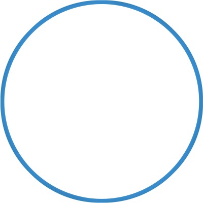 Amila Χούλα-Χουπ HQ 60cm - Φ19mm - 230gr. Μπλε - 98805