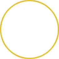 Amila Χούλα-Χουπ HQ 60cm - Φ19mm - 230gr. Κίτρινο - 98806