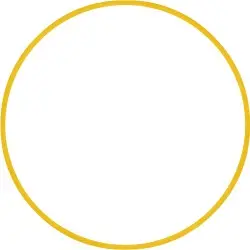 Amila Χούλα-Χουπ HQ 60cm - Φ19mm - 230gr. Κίτρινο - 98806