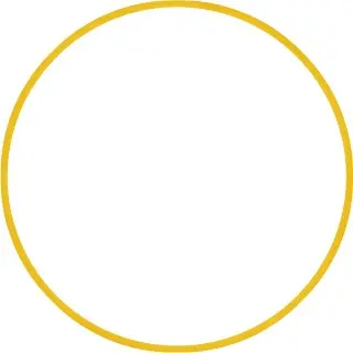 Amila Χούλα-Χουπ HQ 60cm - Φ19mm - 230gr. Κίτρινο - 98806