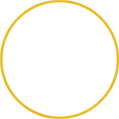 Amila Χούλα-Χουπ HQ 60cm - Φ19mm - 230gr. Κίτρινο - 98806