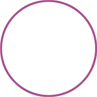 Amila Χούλα-Χουπ HQ 70cm - Φ19mm - 280gr. Φούξια - 98807