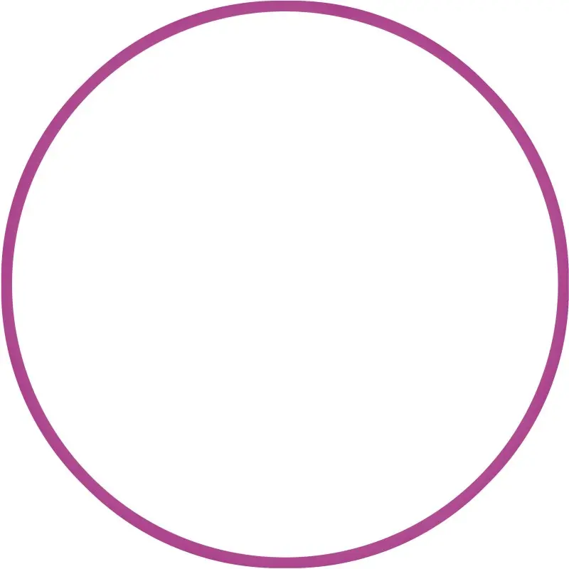 Amila Χούλα-Χουπ HQ 70cm - Φ19mm - 280gr. Φούξια - 98807
