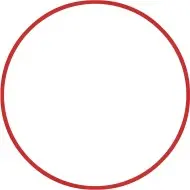 Amila Χούλα-Χουπ HQ 70cm - Φ19mm - 280gr. Κόκκινο - 98809