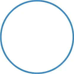 Amila Χούλα-Χουπ HQ 70cm - Φ19mm - 280gr. Μπλε - 98810