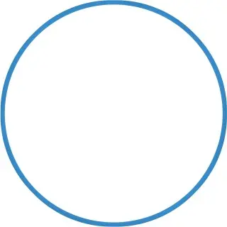 Amila Χούλα-Χουπ HQ 70cm - Φ19mm - 280gr. Μπλε - 98810