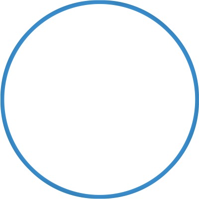 Amila Χούλα-Χουπ HQ 70cm - Φ19mm - 280gr. Μπλε - 98810