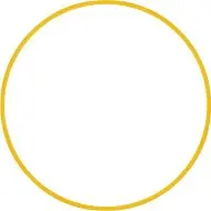 Amila Χούλα-Χουπ HQ 70cm - Φ19mm - 280gr. Κίτρινο - 98811
