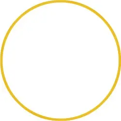 Amila Χούλα-Χουπ HQ 70cm - Φ19mm - 280gr. Κίτρινο - 98811