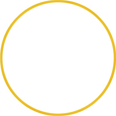 Amila Χούλα-Χουπ HQ 70cm - Φ19mm - 280gr. Κίτρινο - 98811